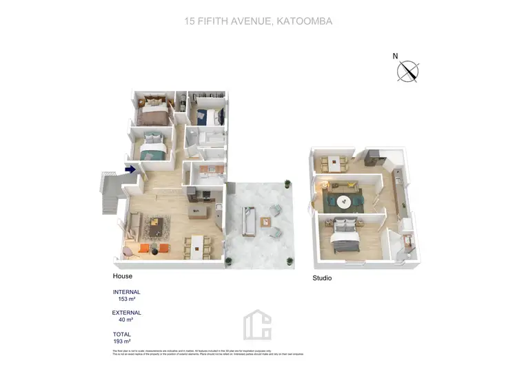 Floorplan of Homely house listing, 15 Fifth Avenue, Katoomba NSW 2780