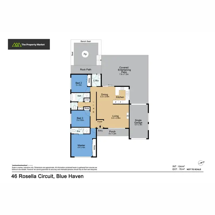 Floorplan of Homely house listing, 46 Rosella Circuit, Blue Haven NSW 2262