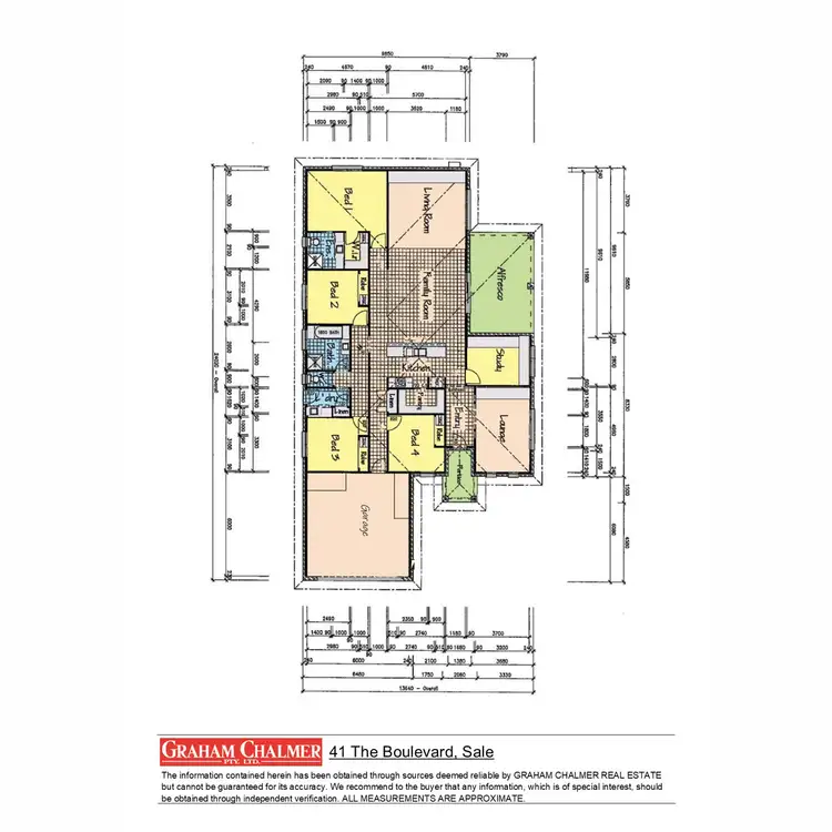 Floorplan of Homely house listing, 41 The Boulevard, Sale VIC 3850