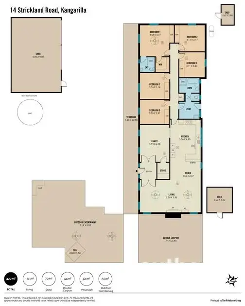 Floorplan of Homely rural property listing, 14 Strickland Road, Kangarilla SA 5157