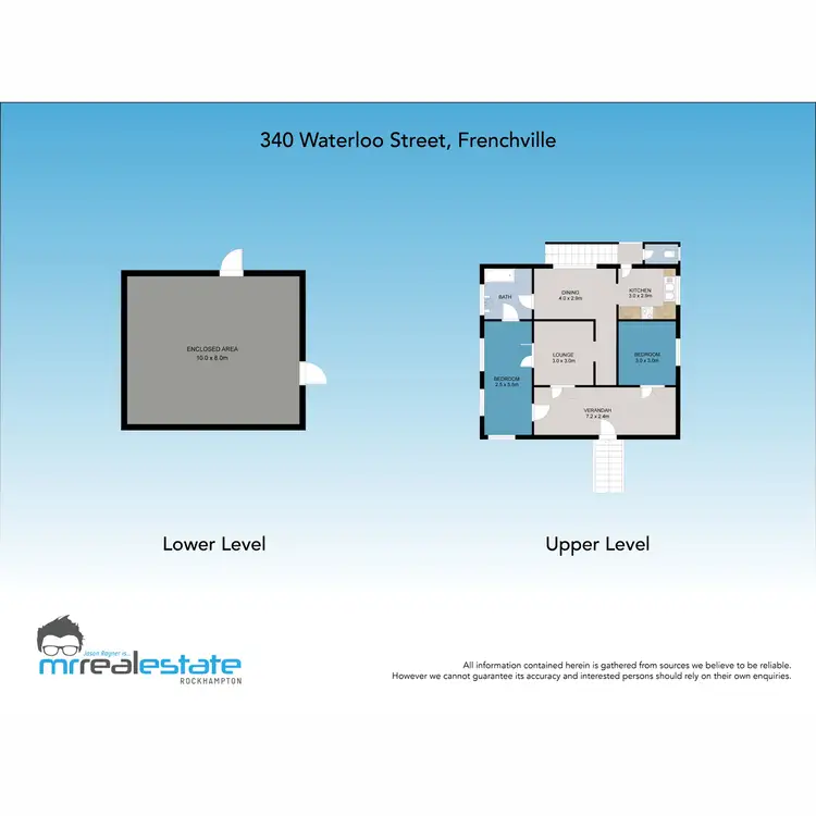 Floorplan of Homely house listing, 340 Waterloo Street, Frenchville QLD 4701