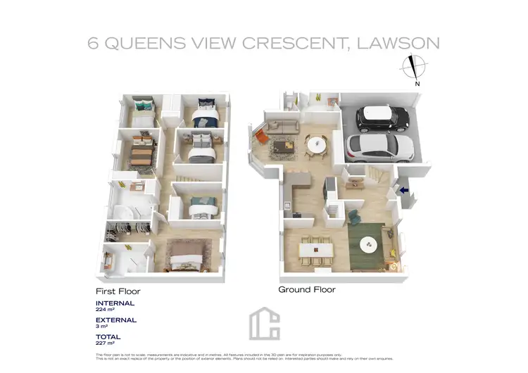 Floorplan of Homely house listing, 6 Queens View Crescent, Lawson NSW 2783