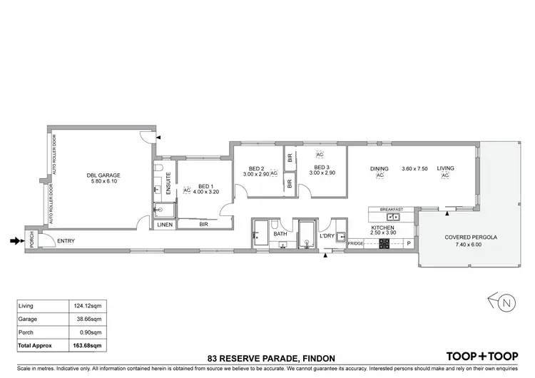 Floorplan of Homely house listing, 83 Reserve Parade, Findon SA 5023