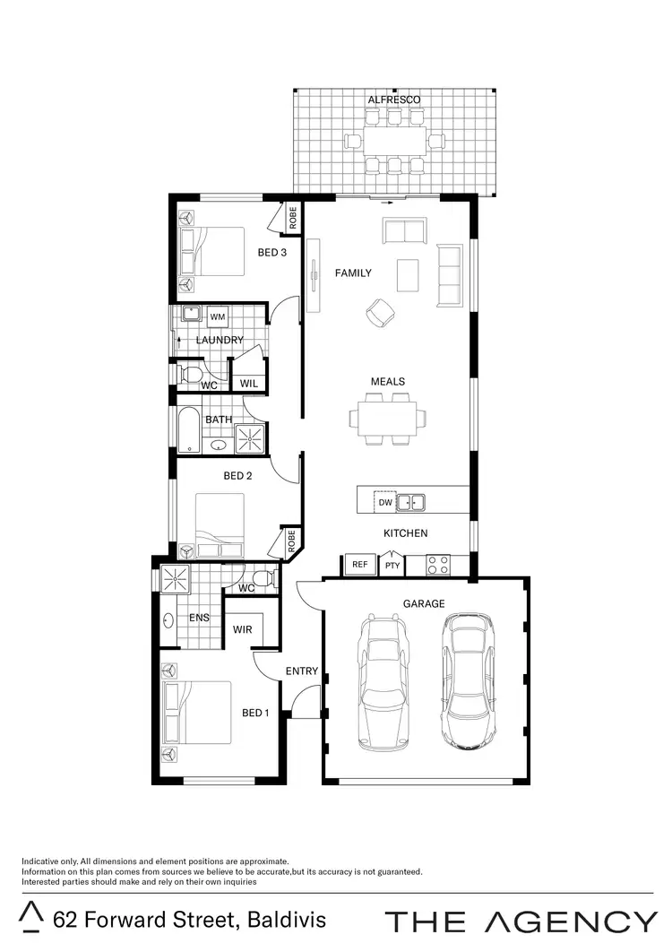 Floorplan of Homely house listing, 62 Forward Street, Baldivis WA 6171