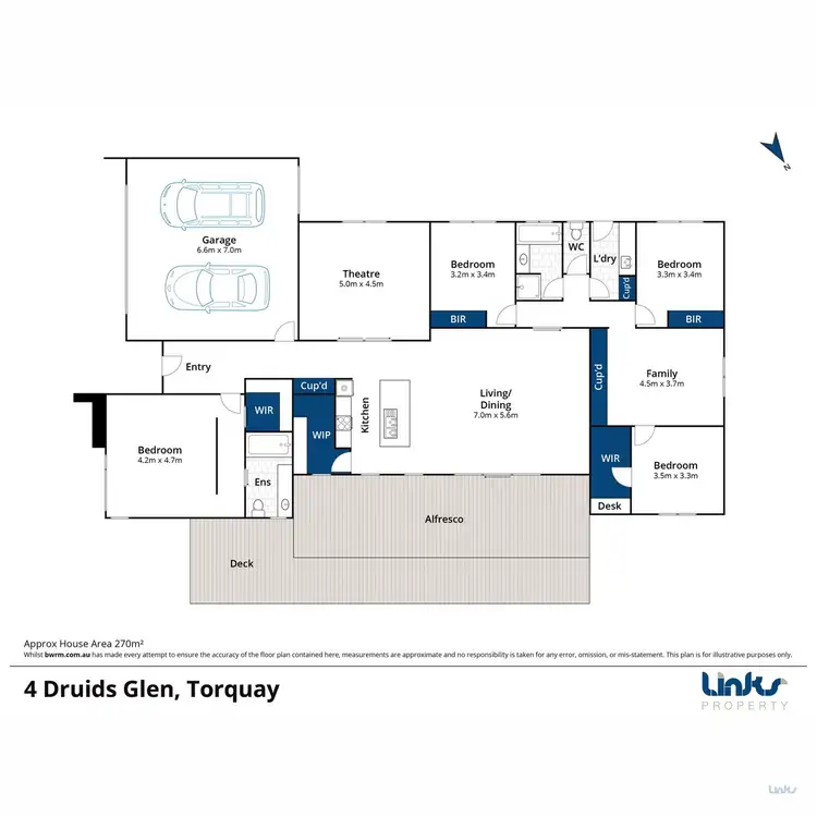 Floorplan of Homely house listing, 4 Druids Glen, Torquay VIC 3228
