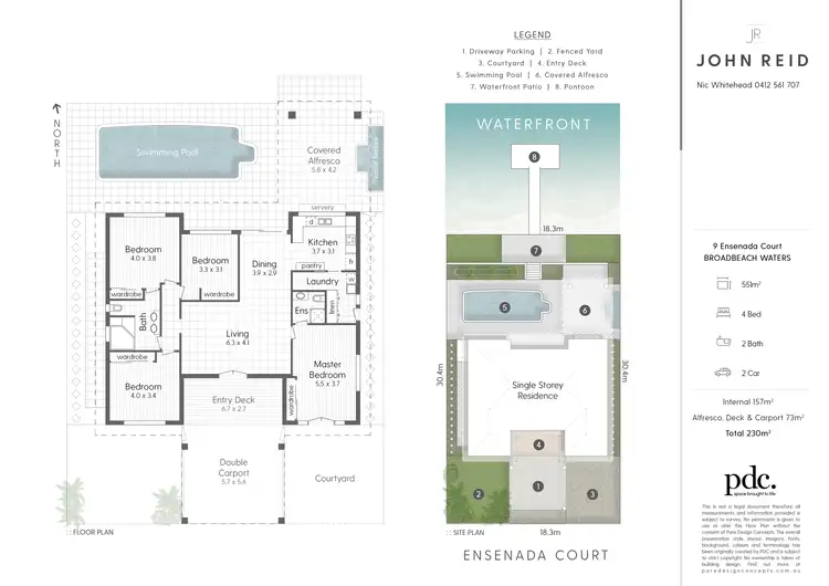 Floorplan of Homely house listing, 9 Ensenada Court, Broadbeach Waters QLD 4218