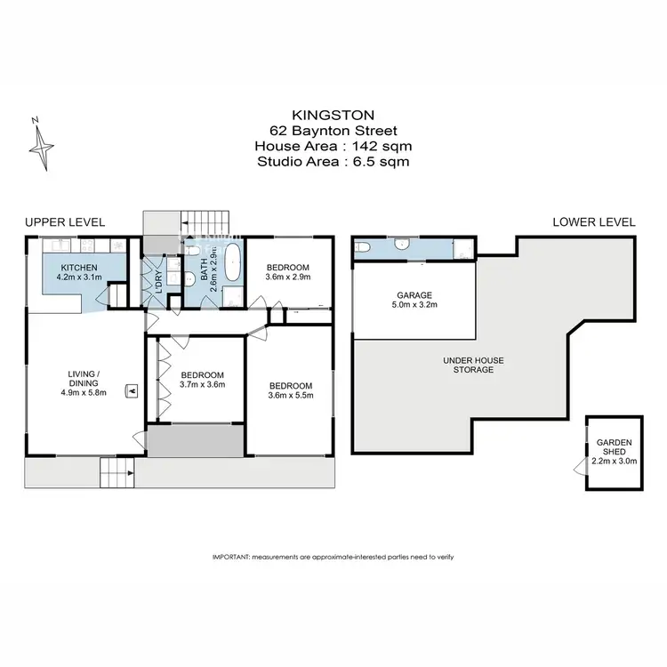 Floorplan of Homely house listing, 62 Baynton Street, Kingston TAS 7050