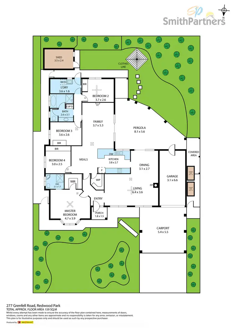 Floorplan of Homely house listing, 277 Grenfell Road, Redwood Park SA 5097