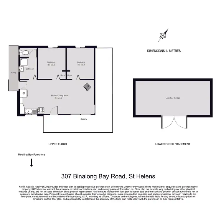 Floorplan of Homely house listing, 307 Binalong Bay Road, St Helens TAS 7216