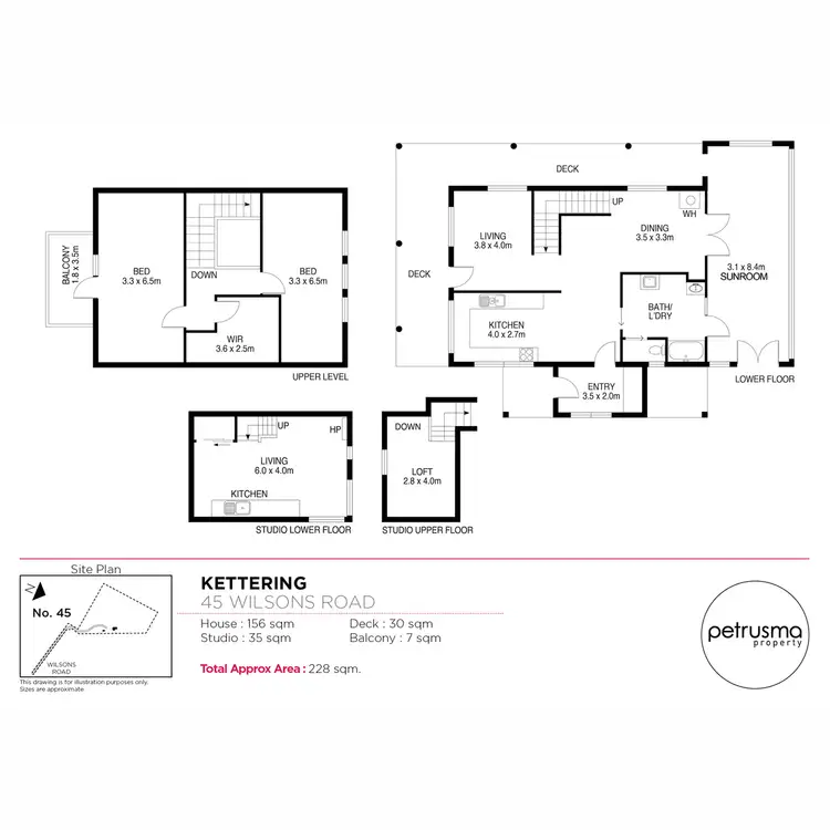 Floorplan of Homely house listing, 45 Wilsons Road, Kettering TAS 7155