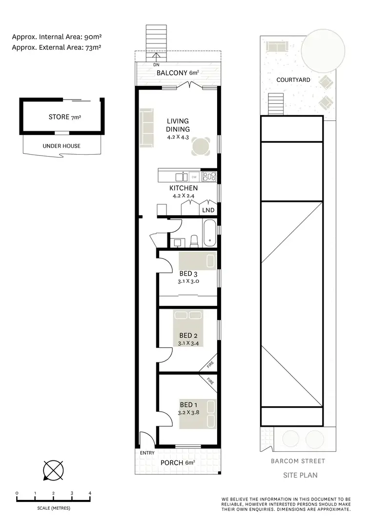 Floorplan of Homely terrace listing, 78 Barcom Avenue, Darlinghurst NSW 2010