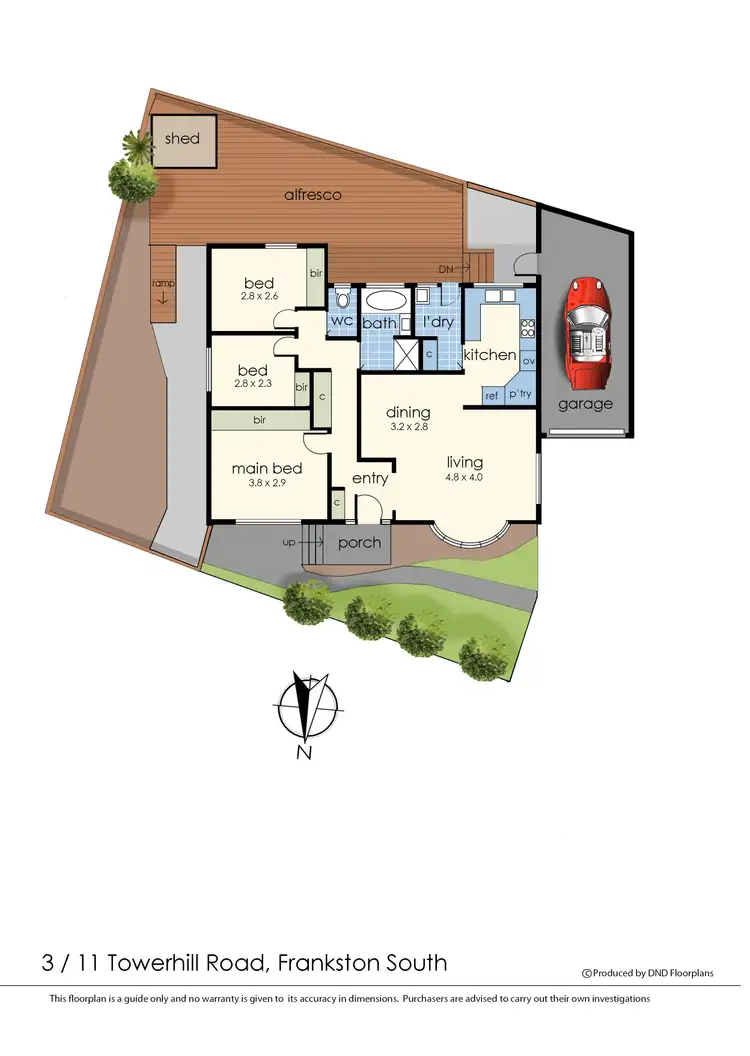 Floorplan of Homely unit listing, 3/11 Towerhill Road, Frankston South VIC 3199