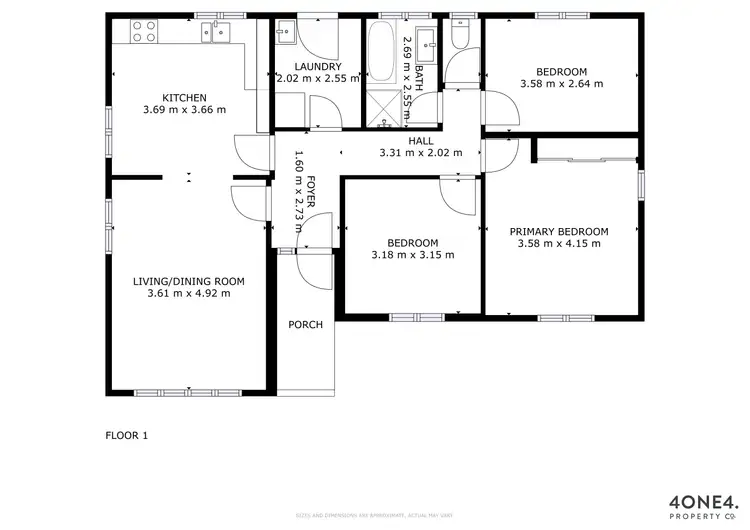 Floorplan of Homely house listing, 43 Celtic Place, Gagebrook TAS 7030