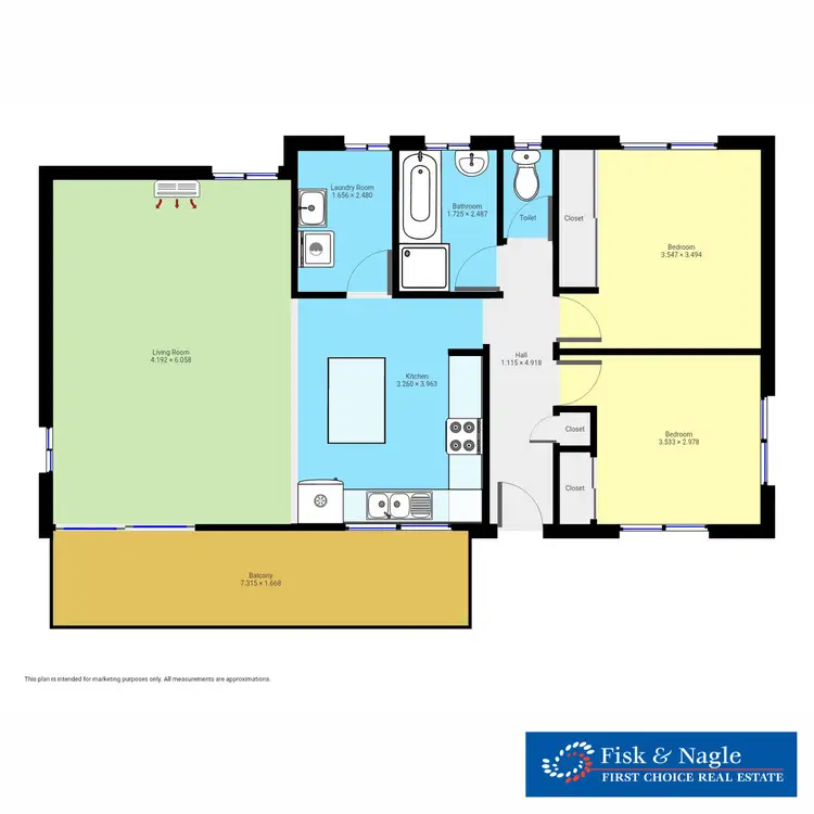 Floorplan of Homely apartment listing, 6/2a Monaro Street, Merimbula NSW 2548