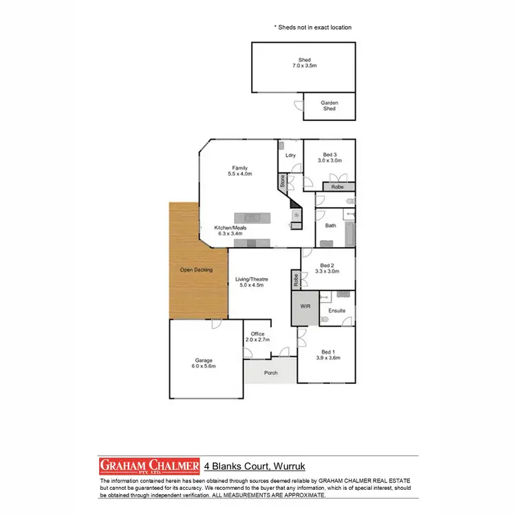 Floorplan of Homely house listing, 4 Blanks Court, Wurruk VIC 3850
