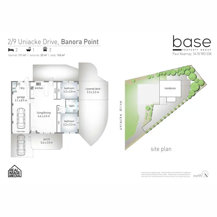 Floorplan of Homely semi-detached listing, 2/9 Uniacke Drive, Banora Point NSW 2486