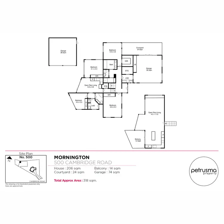 Floorplan of Homely house listing, 500 Cambridge Road, Mornington TAS 7018
