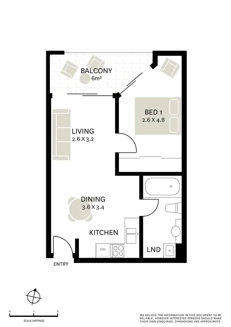 Floorplan of Homely apartment listing, 20/175 Cathedral Street, Woolloomooloo NSW 2011