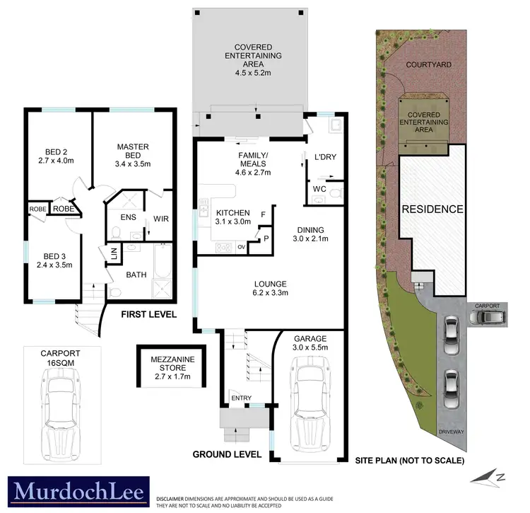 Floorplan of Homely semi-detached listing, 6A Clematis Close, Cherrybrook NSW 2126
