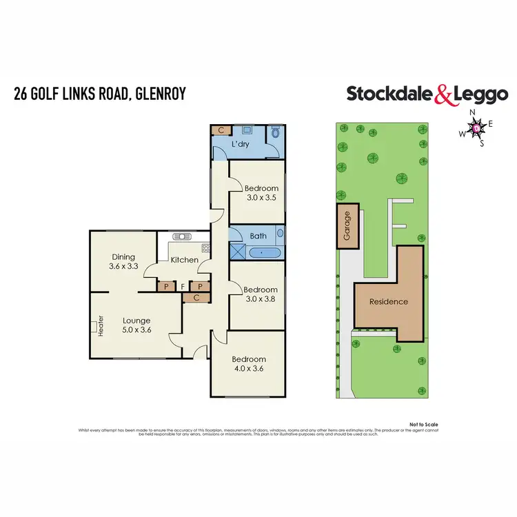 Floorplan of Homely house listing, 26 Golf Links Road, Glenroy VIC 3046