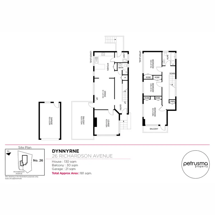 Floorplan of Homely house listing, 26 Richardson Avenue, Dynnyrne TAS 7005