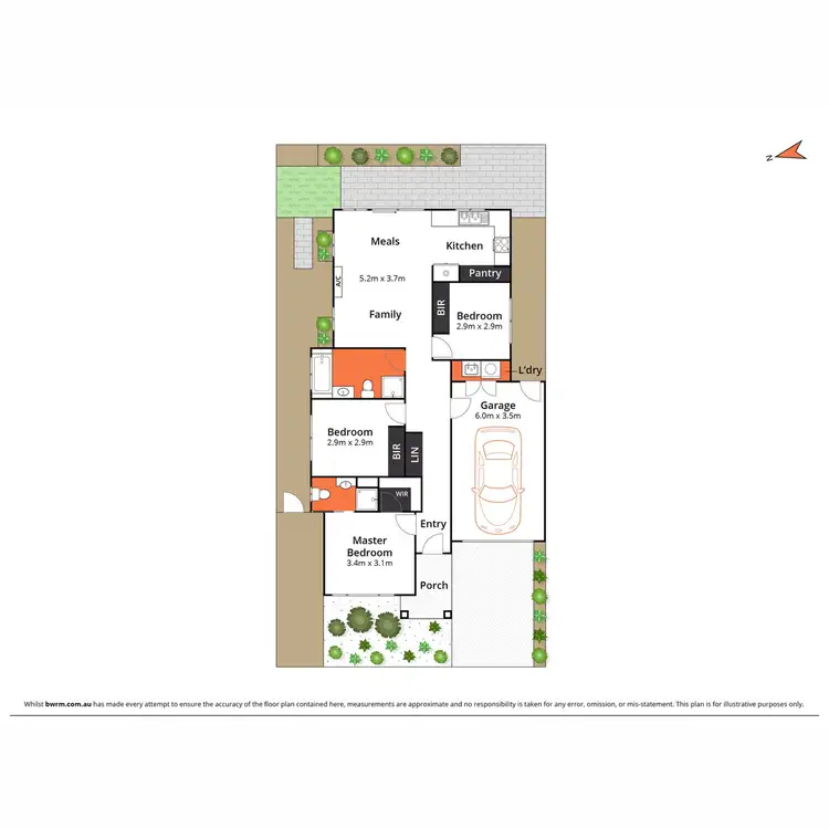Floorplan of Homely house listing, 97 Bramley Avenue, Charlemont VIC 3217