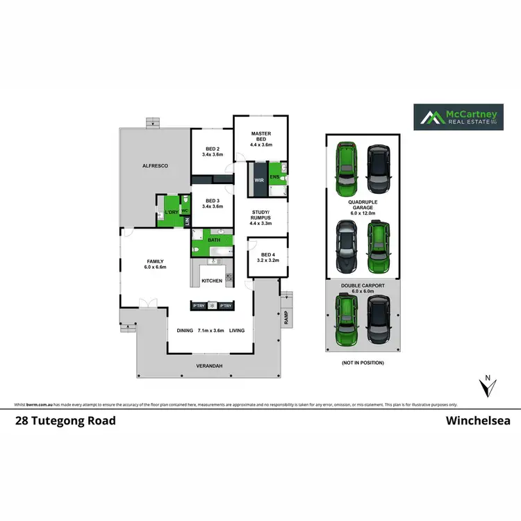 Floorplan of Homely house listing, 28 Tutegong Road, Winchelsea VIC 3241