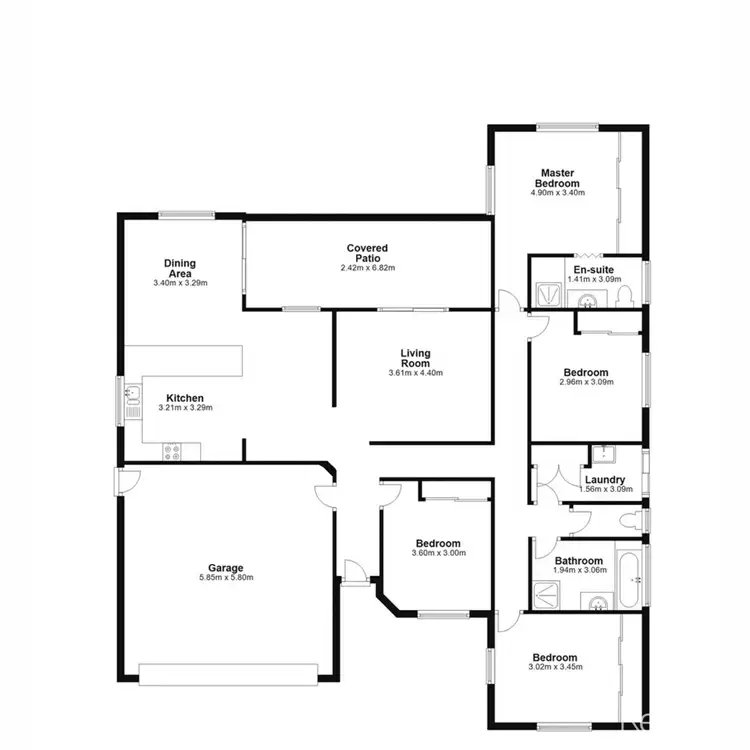 Floorplan of Homely house listing, 23 Jeita Circuit, Caboolture QLD 4510