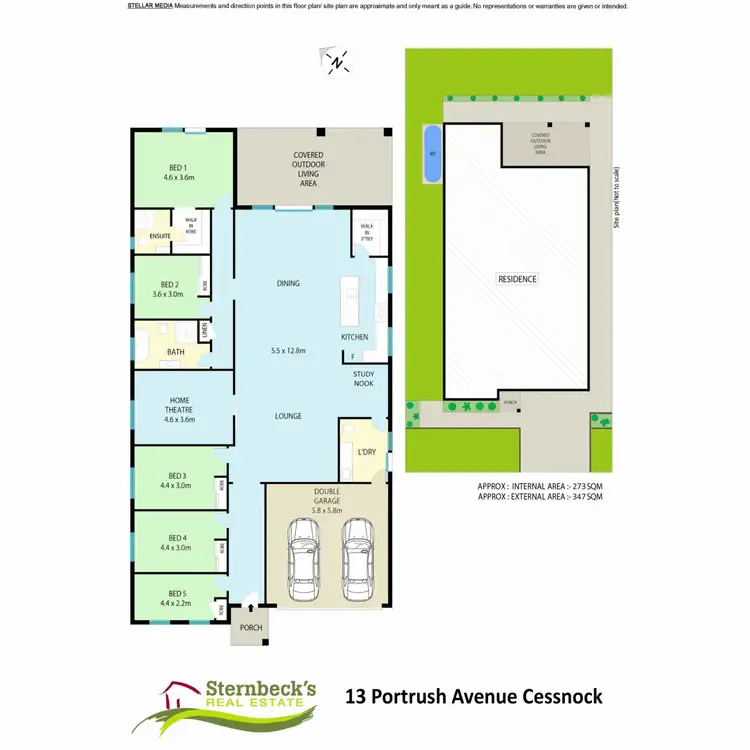 Floorplan of Homely house listing, 13 Portrush Avenue, Cessnock NSW 2325