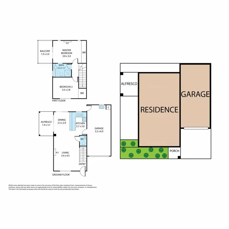 Floorplan of Homely townhouse listing, 9/130 Hamilton Road, Moorooka QLD 4105