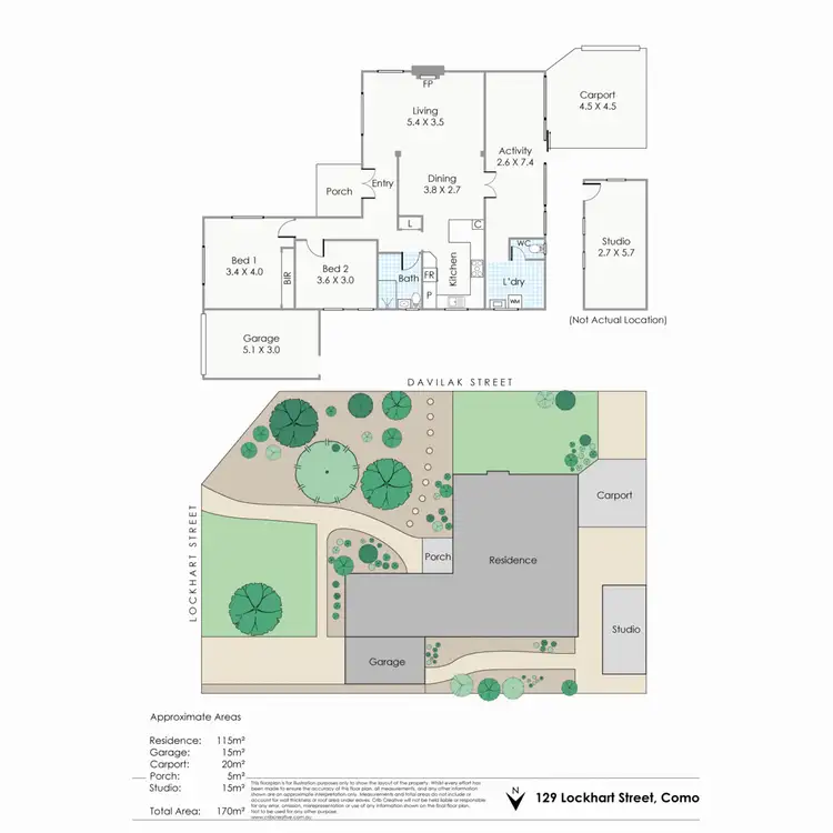 Floorplan of Homely house listing, 129 Lockhart Street, Como WA 6152
