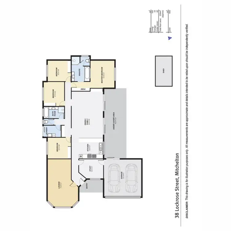 Floorplan of Homely house listing, 38 Lockrose Street, Mitchelton QLD 4053