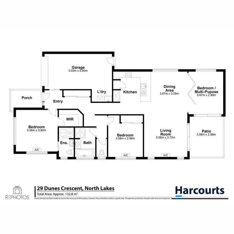 Floorplan of Homely house listing, 29 Dunes Crescent, North Lakes QLD 4509