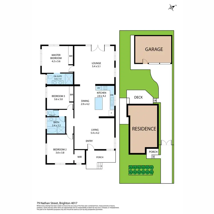 Floorplan of Homely house listing, 79 Nathan Street, Brighton QLD 4017