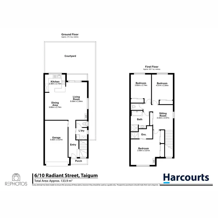 Floorplan of Homely townhouse listing, 6/10 Radiant Street, Taigum QLD 4018