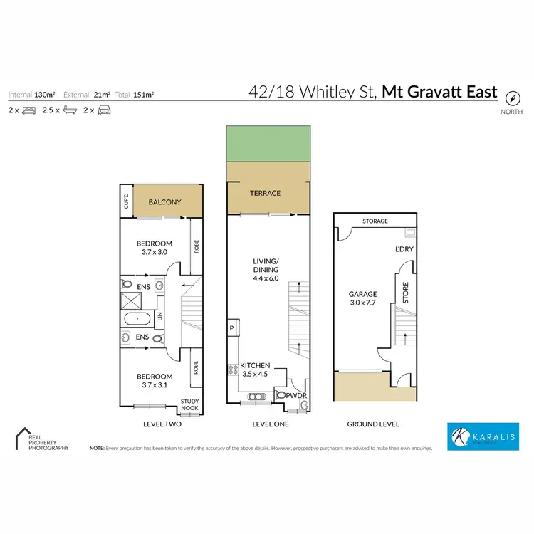 Floorplan of Homely townhouse listing, 42/18 Whitley Street, Mount Gravatt East QLD 4122