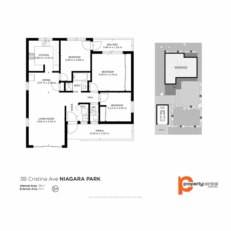 Floorplan of Homely house listing, 3B Cristina Avenue, Niagara Park NSW 2250
