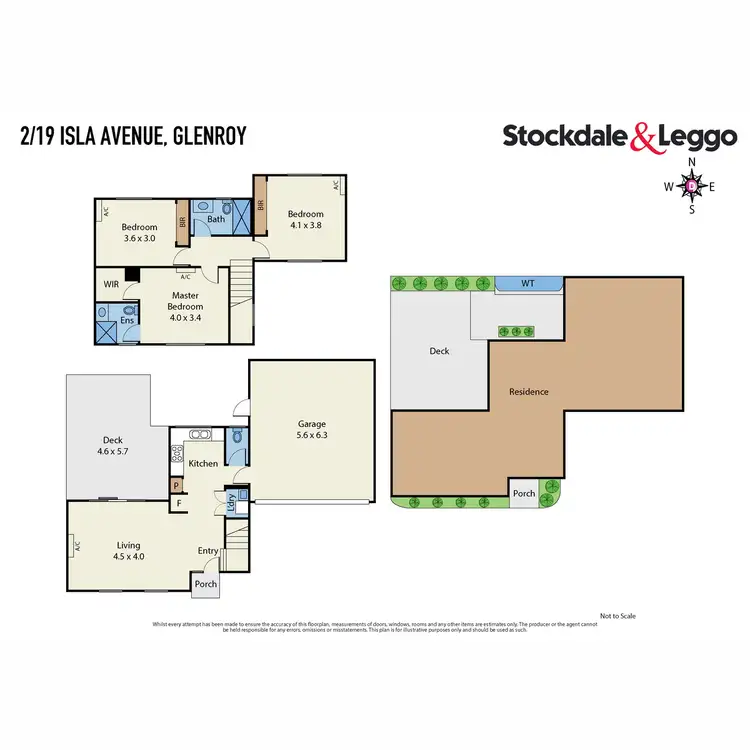 Floorplan of Homely townhouse listing, 2/19 Isla Avenue, Glenroy VIC 3046