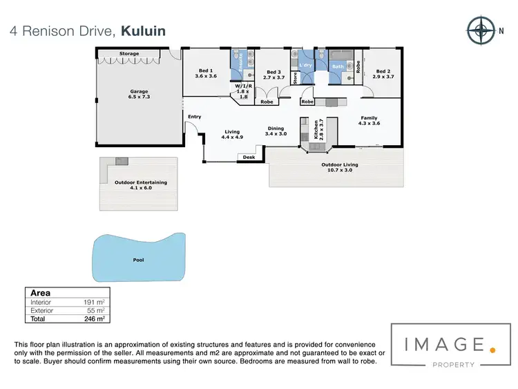 Floorplan of Homely house listing, 4 Renison Drive, Kuluin QLD 4558