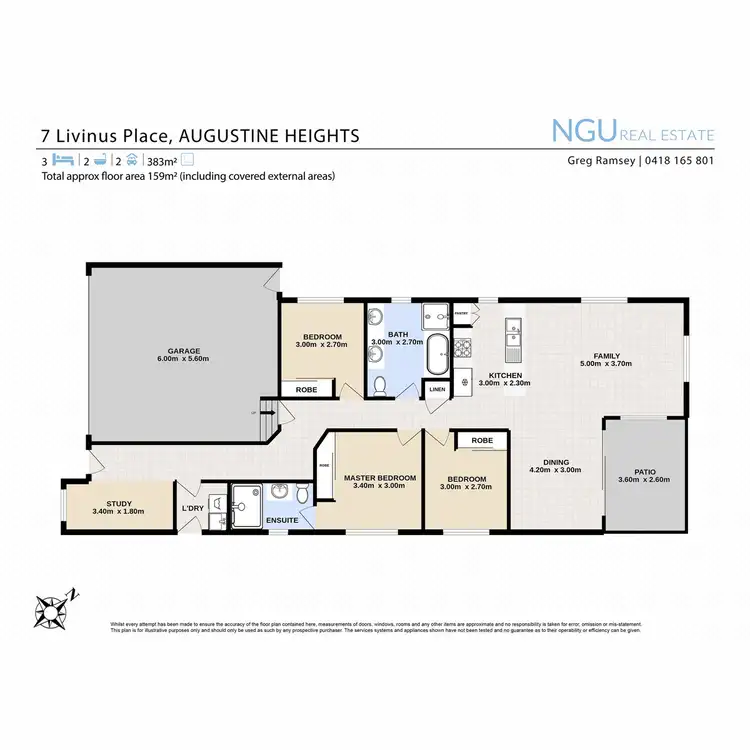 Floorplan of Homely house listing, 7 Livinus Place, Augustine Heights QLD 4300