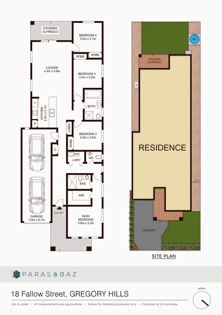 Floorplan of Homely house listing, 18 Fallow Street, Gregory Hills NSW 2557