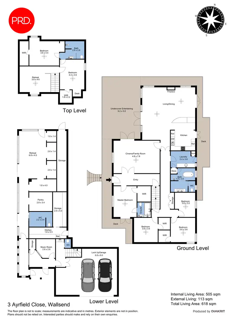 Floorplan of Homely house listing, 3 Ayrfield Close, Wallsend NSW 2287