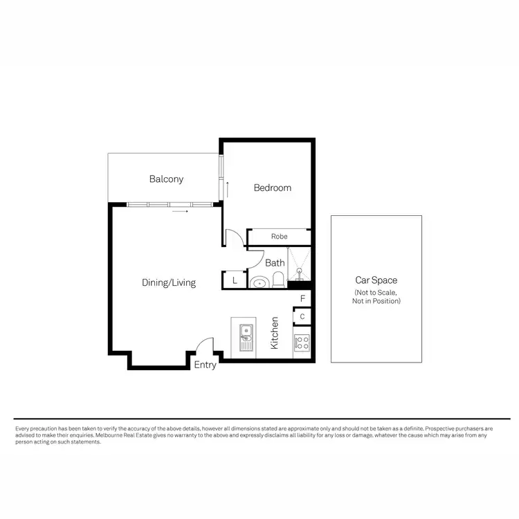 Floorplan of Homely apartment listing, 705/72 Altona Street, Kensington VIC 3031