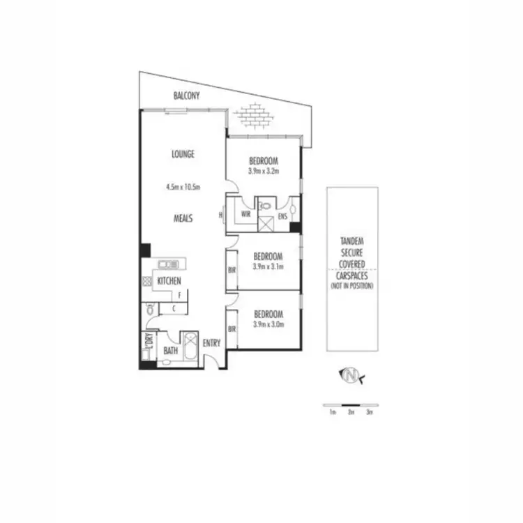 Floorplan of Homely apartment listing, 121/418 St Kilda Road, Melbourne VIC 3004