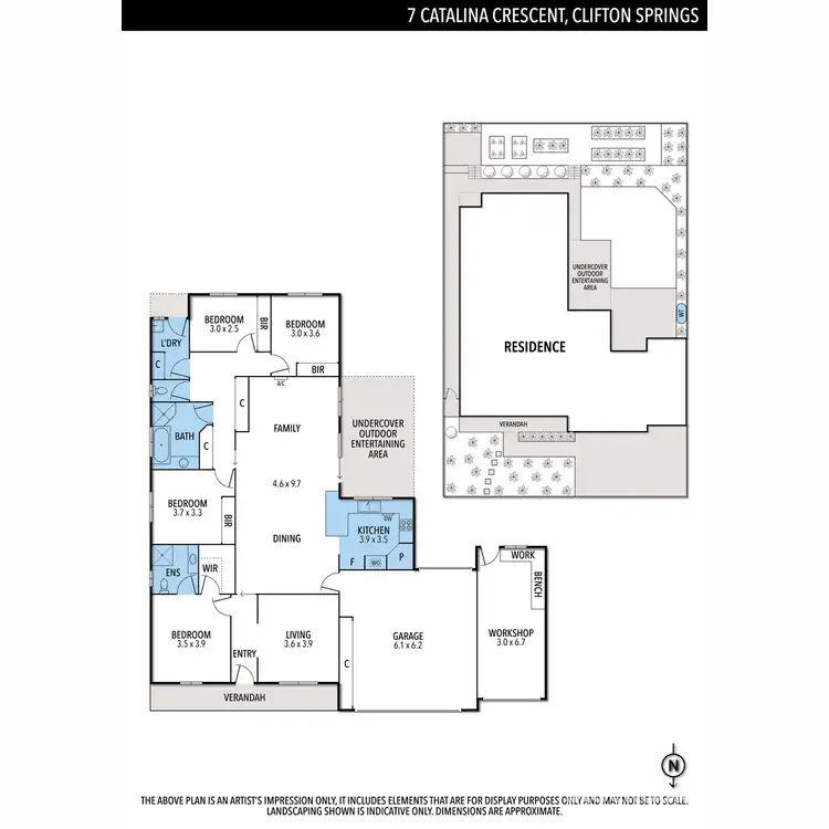 Floorplan of Homely house listing, 7 Catalina Crescent, Clifton Springs VIC 3222