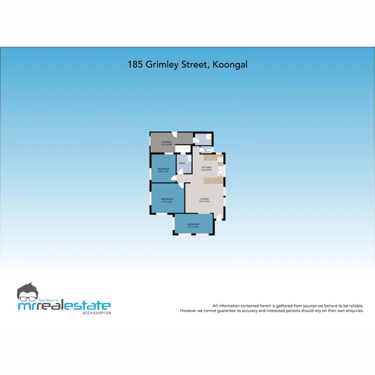 Floorplan of Homely house listing, 185 Grimley Street, Koongal QLD 4701