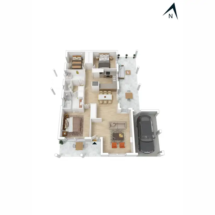 Floorplan of Homely house listing, 16 Dunsmuir Drive, Rosebud VIC 3939
