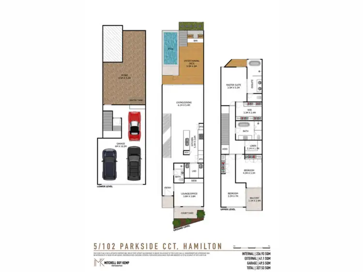 Floorplan of Homely house listing, 5/102 Parkside Circuit, Hamilton QLD 4007
