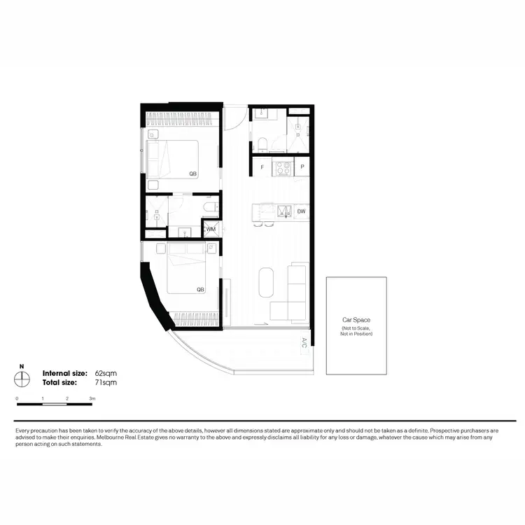 Floorplan of Homely apartment listing, 920/40 Hall Street, Moonee Ponds VIC 3039