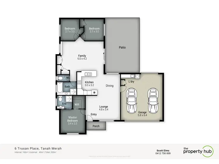 Floorplan of Homely house listing, 6 Trusan Place, Tanah Merah QLD 4128